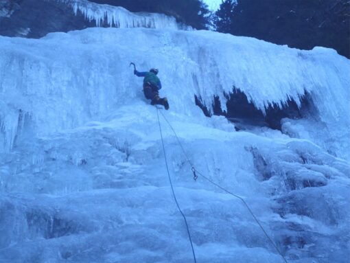 Ice climbing