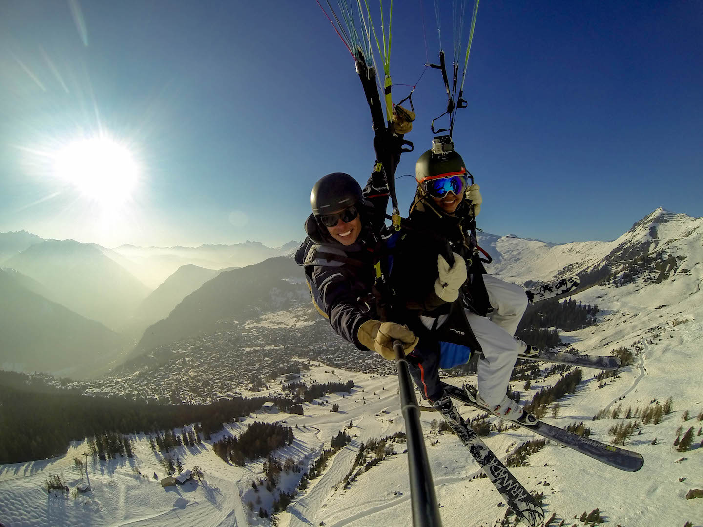 See Verbier from the sky