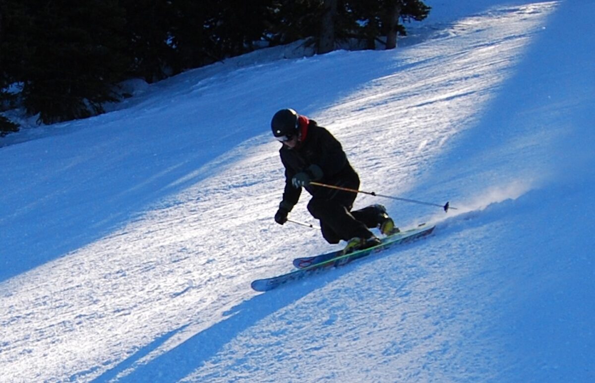 Learn to Telemark at night