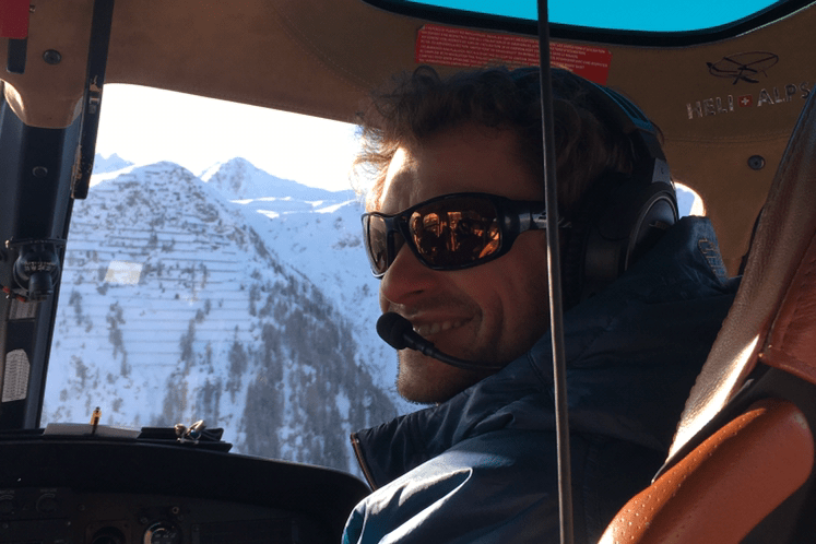 Meet Vincent The Helicopter Pilot – Time to book your heliskiing in Verbier…