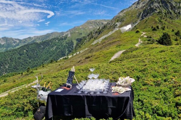 corporate picnic in verbier
