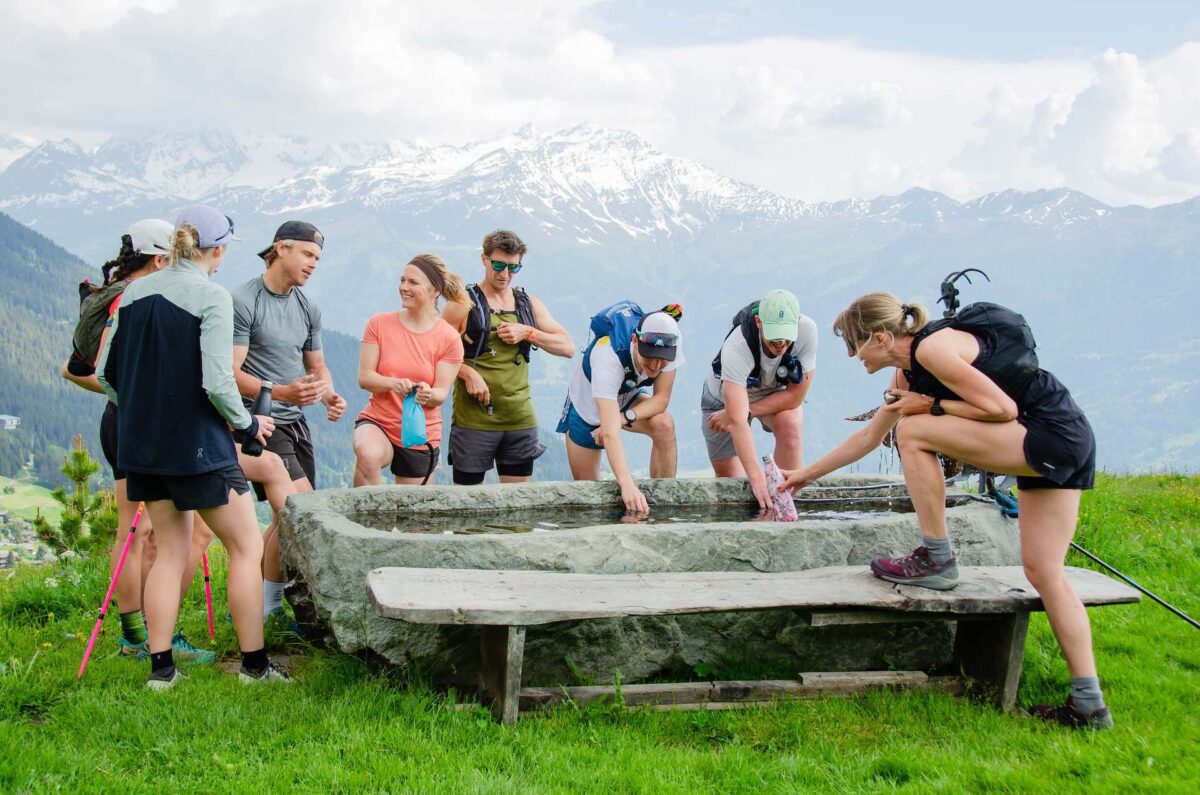 Summer corporate team building in Verbier