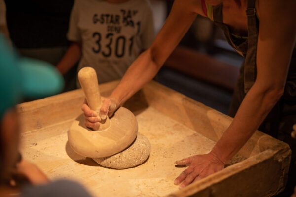 bread making in grimentz valais switzerland